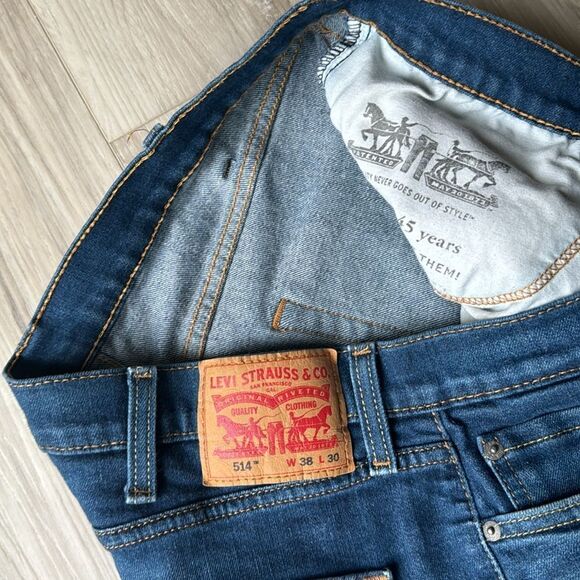 Levi’s Strauss 514 Relaxed Fit Jeans 38x30 - Picture 6 of 6